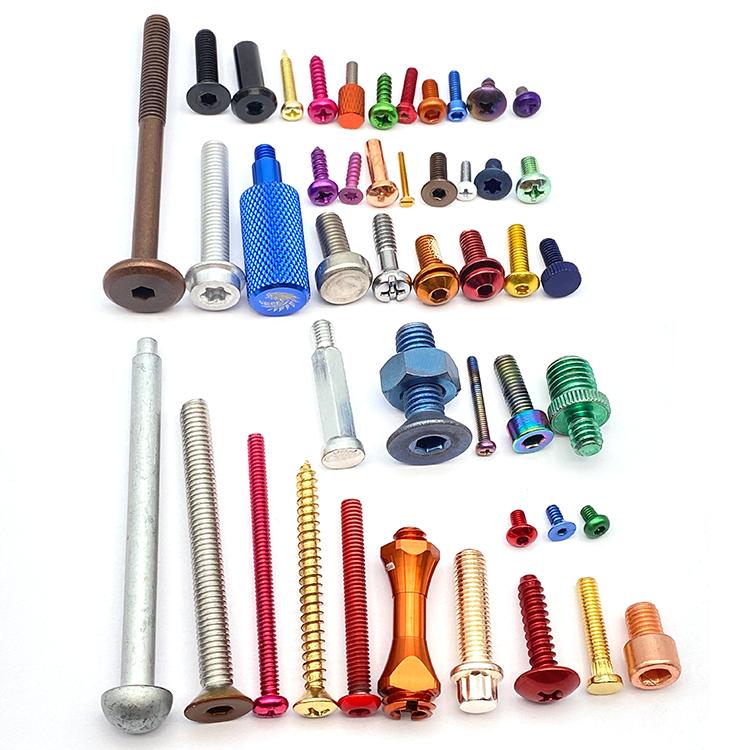 All types of screws and nuts
