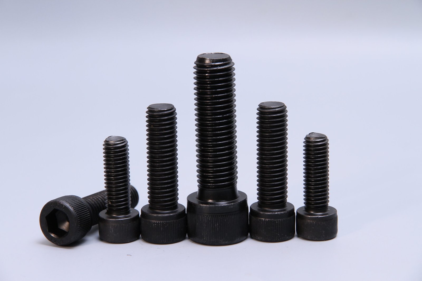 black high-strength bolts